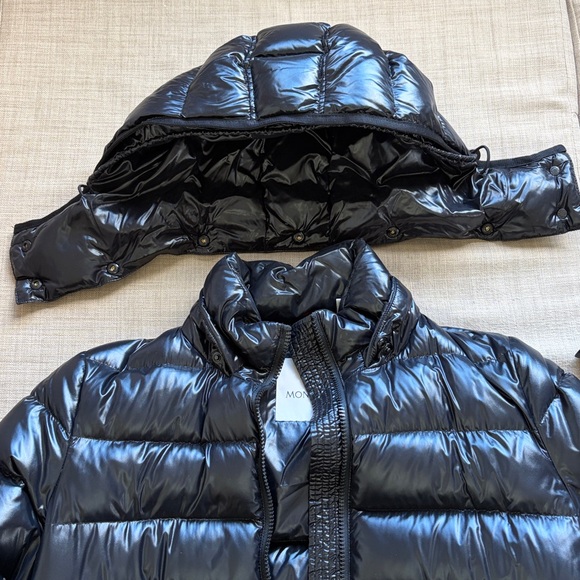 Moncler Puffer Down Long Jacket- Black - Picture 8 of 15